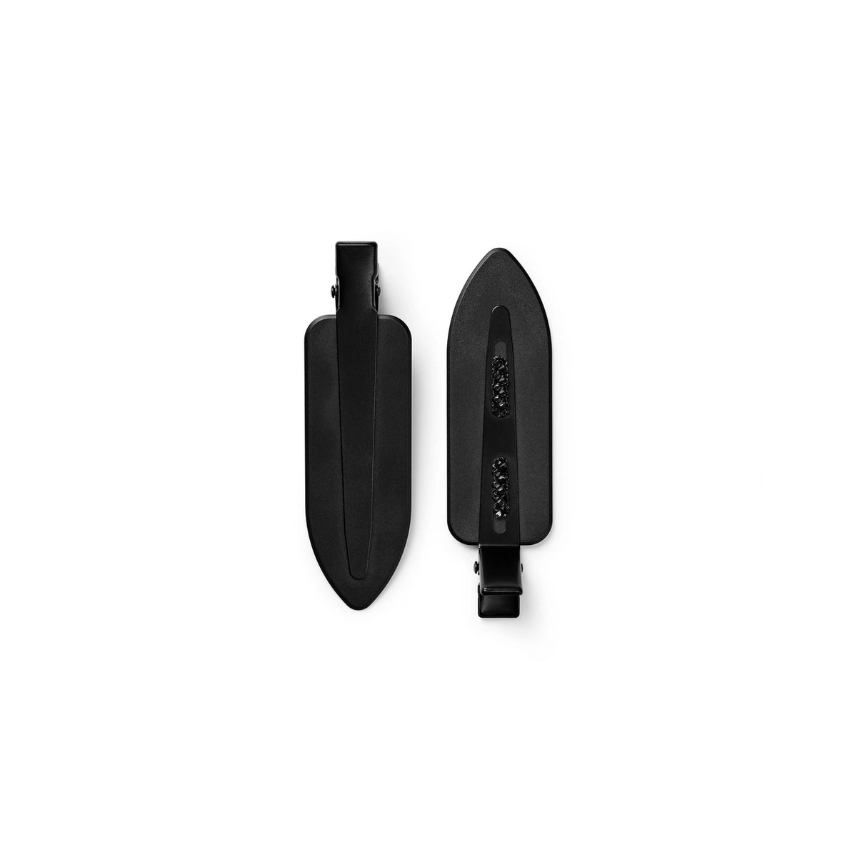 Bratt Setting Clip Large Zwart 6st