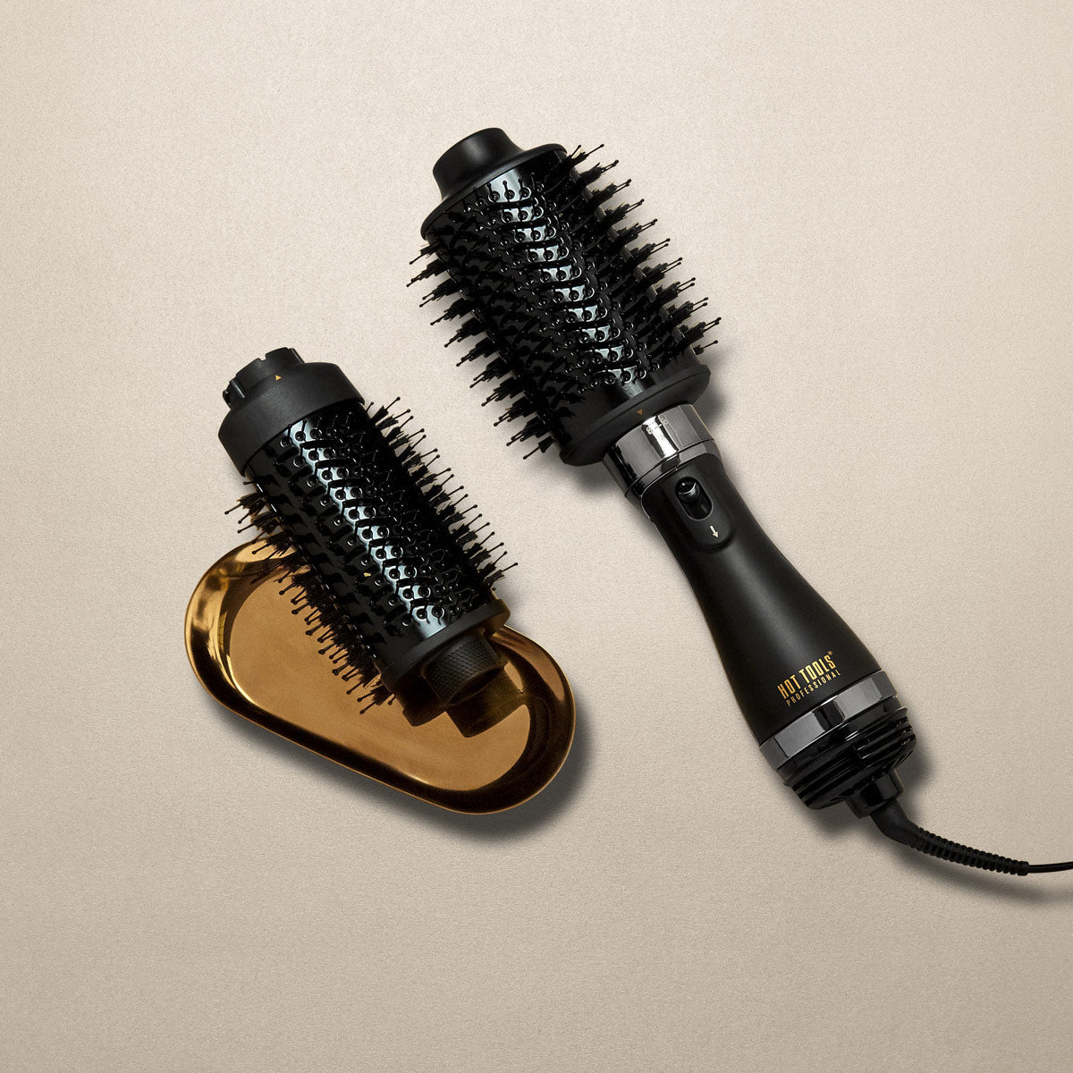 Hot Tools Volumizer Set Schwarz Gold