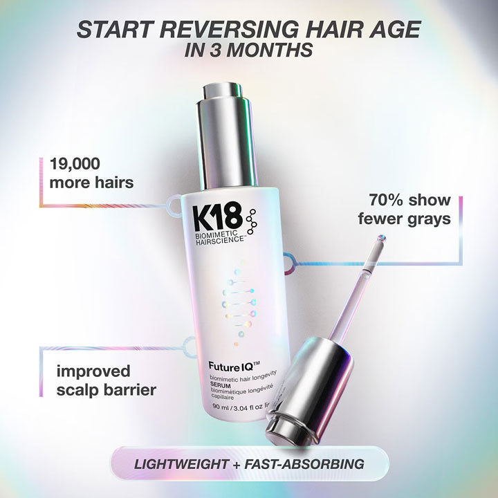 K18 FutureIQ Biomimetic Hair Longevity Serum 90ml