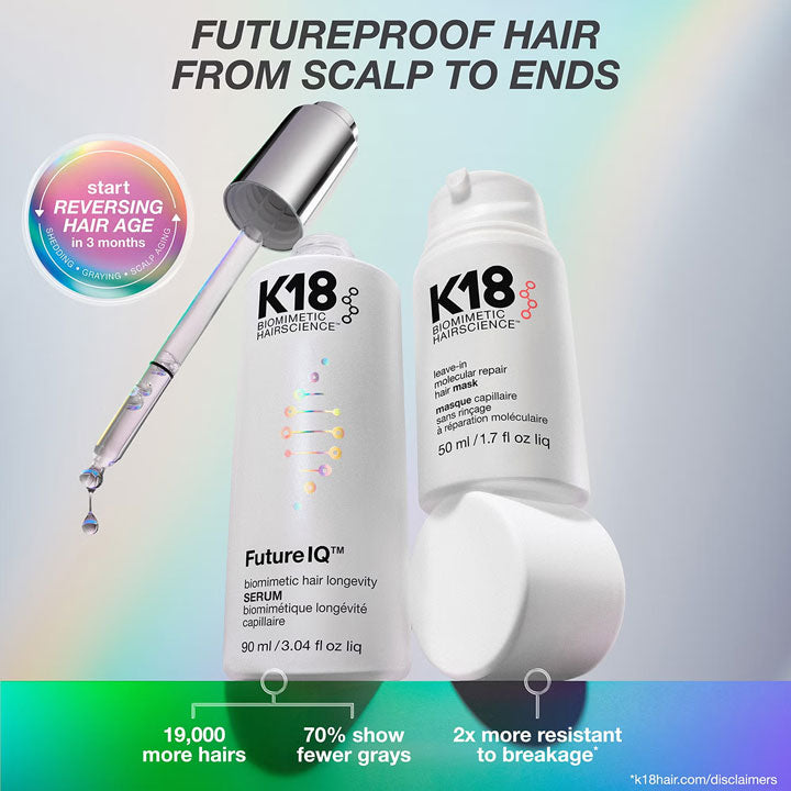 K18 FutureIQ Biomimetic Hair Longevity Serum 90ml