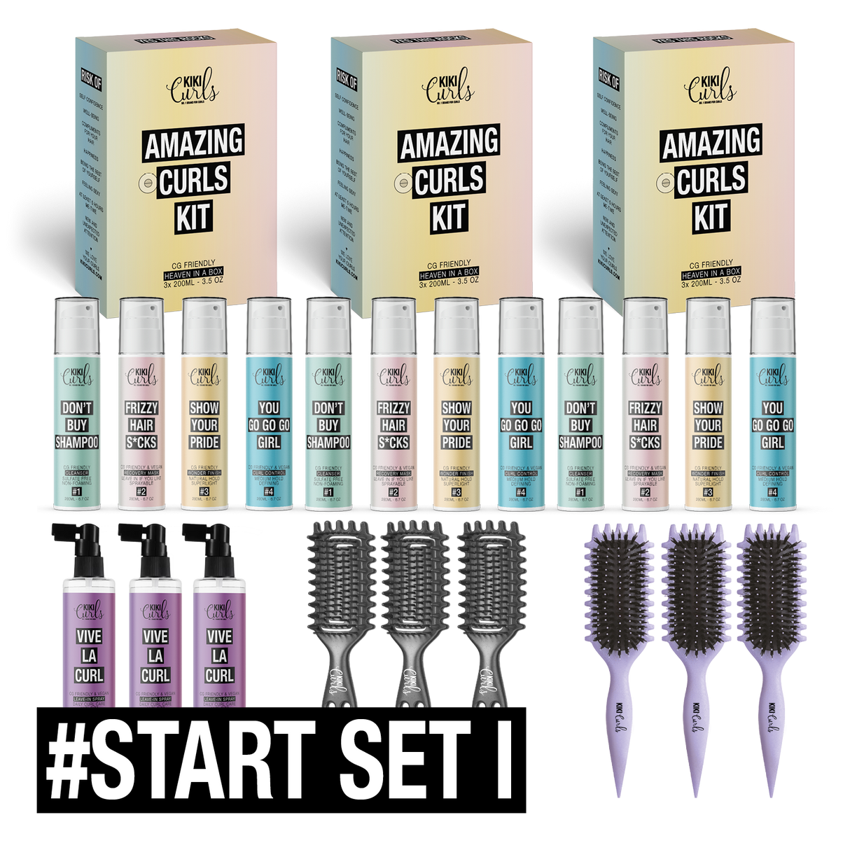 Kiki Curls Starterset I mit Rabattcode: HB2819 25 % Startrabatt