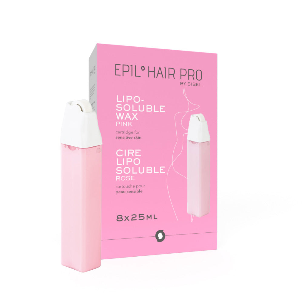 Cire à épiler Sibel pour sourcils 25 ml Rose Peau Sensible, lot de 8