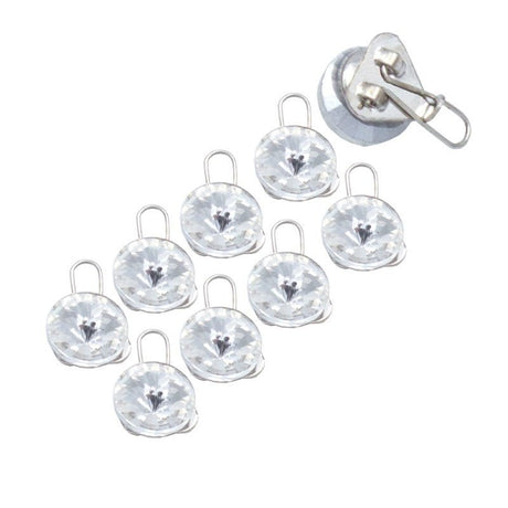 A&A Haarclips Strass 8st - KOOS • alles voor je haar