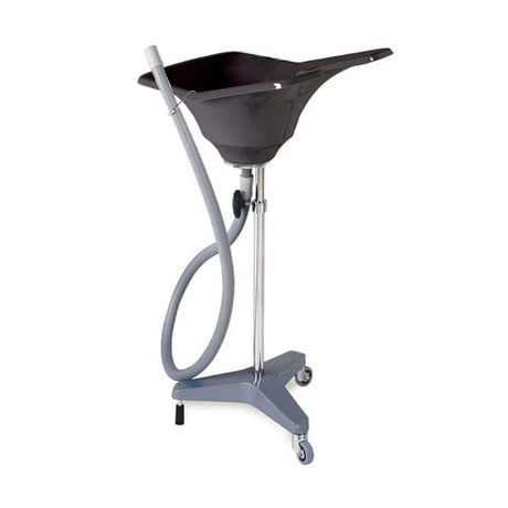 Alteq Wasbak 5506 Zwart RVS Statief Knop - KOOS • alles voor je haar