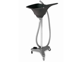 Alteq Wasbak 5509 Zwart RVS Statief Pedaal - KOOS • alles voor je haar