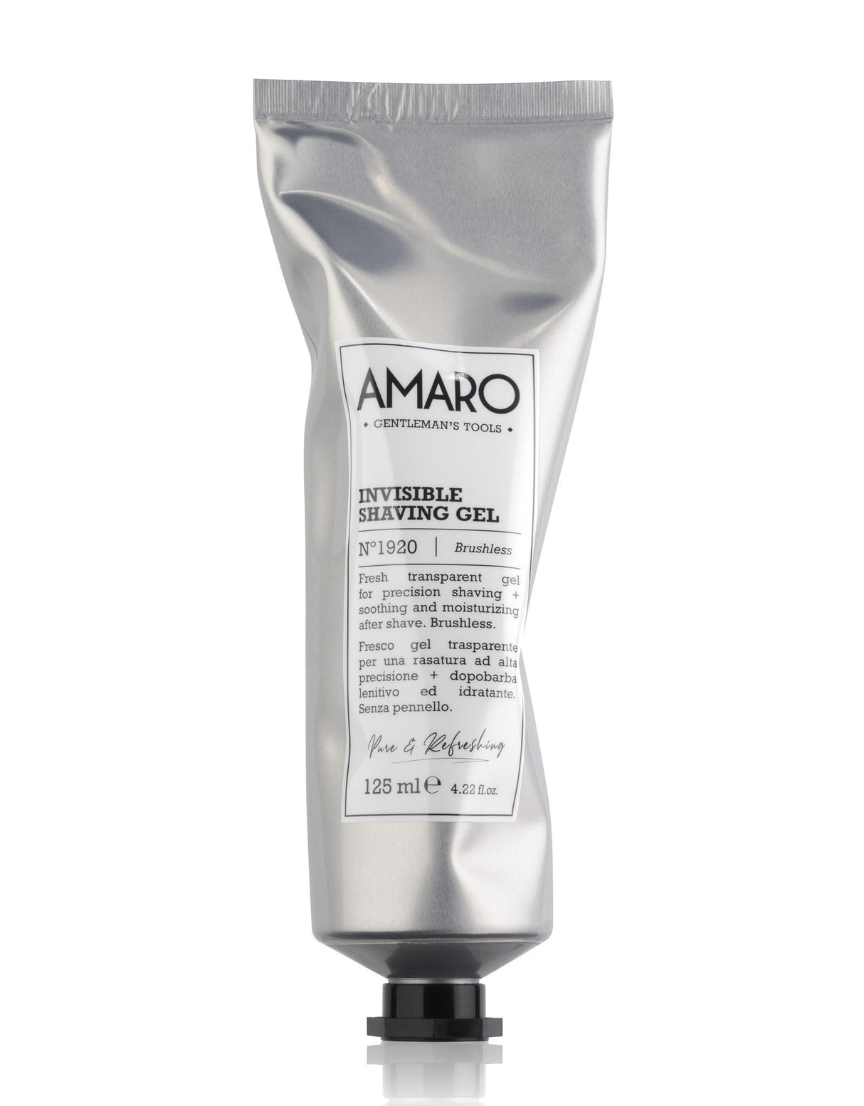 Amaro Invisible Shaving Gel 125ml - Koosvanderbeek.nl - Amaro - Scheercreme