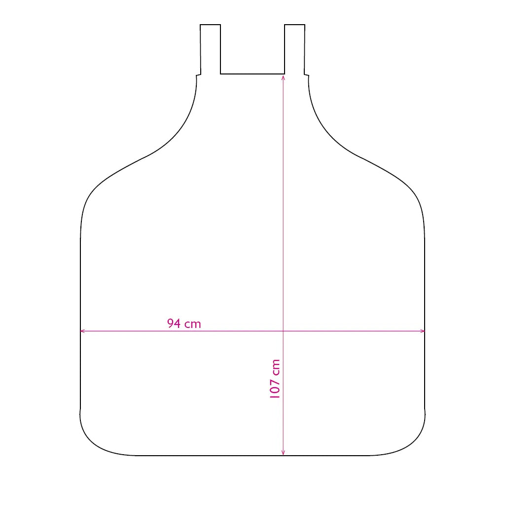 Trend Design Verfschort Nano Oversize Zwart