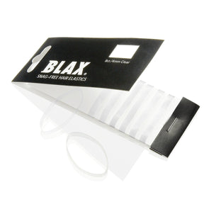 Blax Elastiek 4mm Transparant 8st - KOOS • alles voor je haar