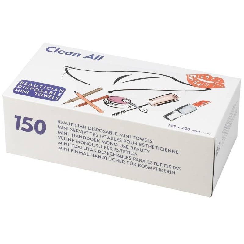 Clean All Mini Handdoek 195 X 200 Mm - KOOS • alles voor je haar