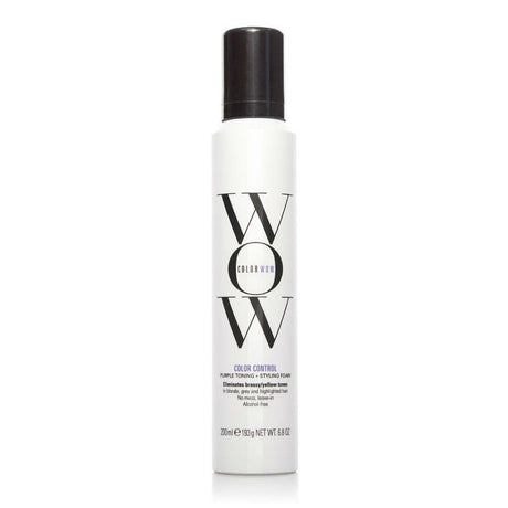 Color Wow Color Control Purple Toning and Styling Foam 200ml - Koosvanderbeek.nl - Color Wow - Mousse