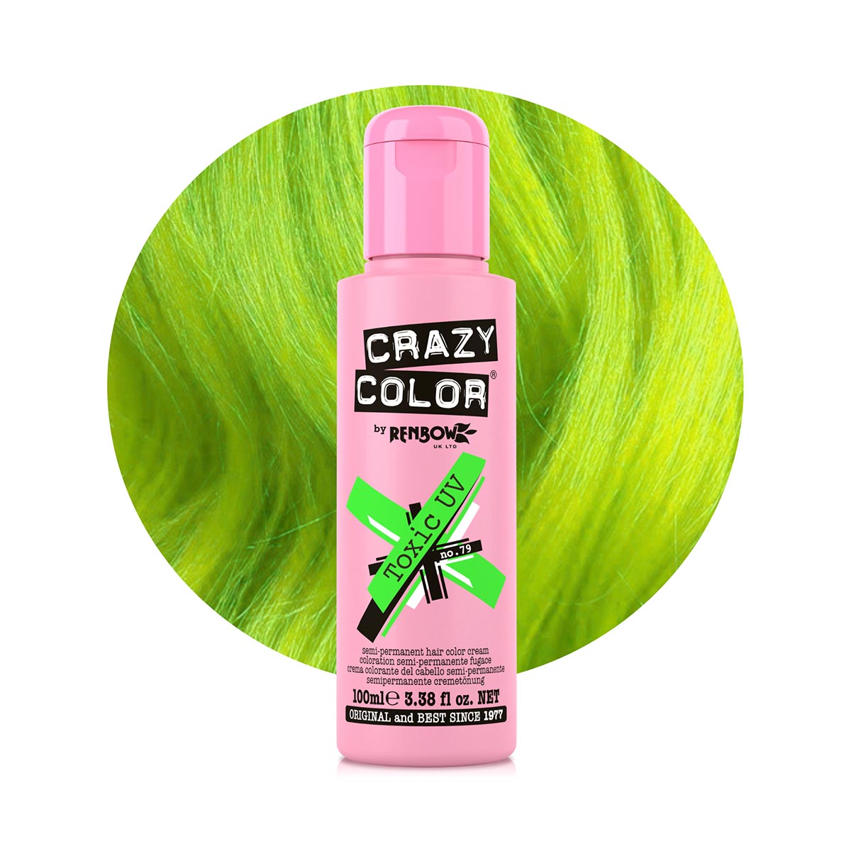 Crazy Color Semi-Permanent Hair Color Cream 100ml - KOOS • alles voor je haar