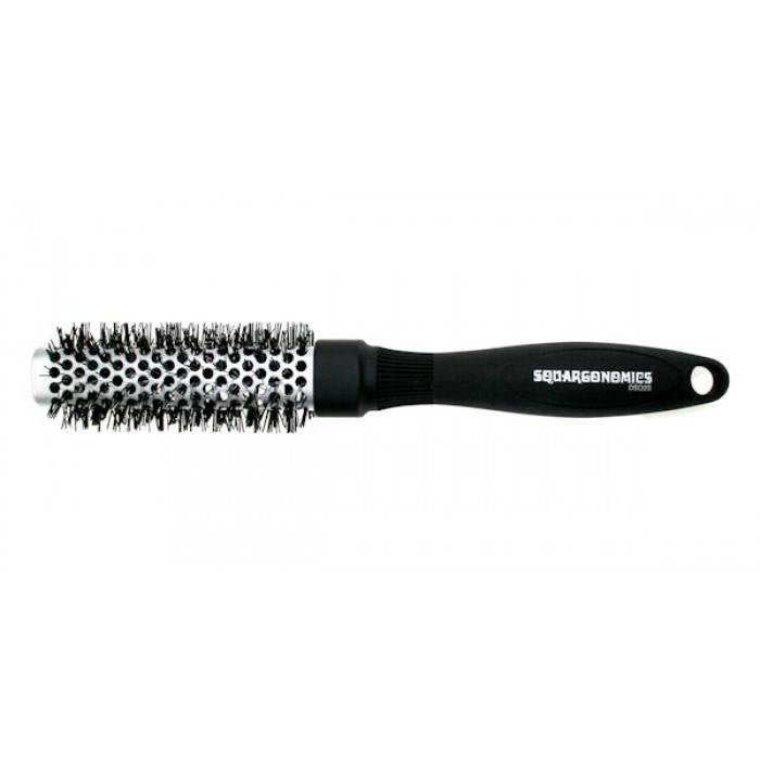 Denman Squargonomics M = 25mm Zwart/Zilver - KOOS • alles voor je haar