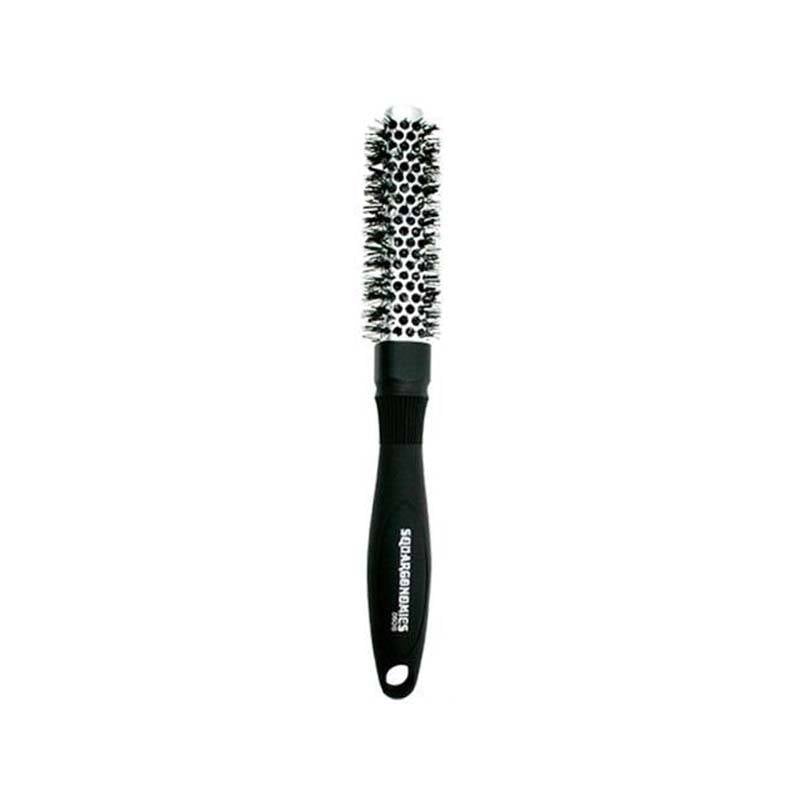 Denman Squargonomics S = 20mm Zwart/Zilver - KOOS • alles voor je haar