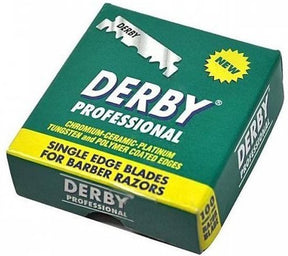 Derby Platinum Razor Blades Green 100 stuks - KOOS • alles voor je haar