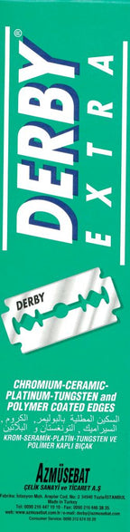 Derby Platinum Razor Blades Green 20 x 5st. - KOOS • alles voor je haar