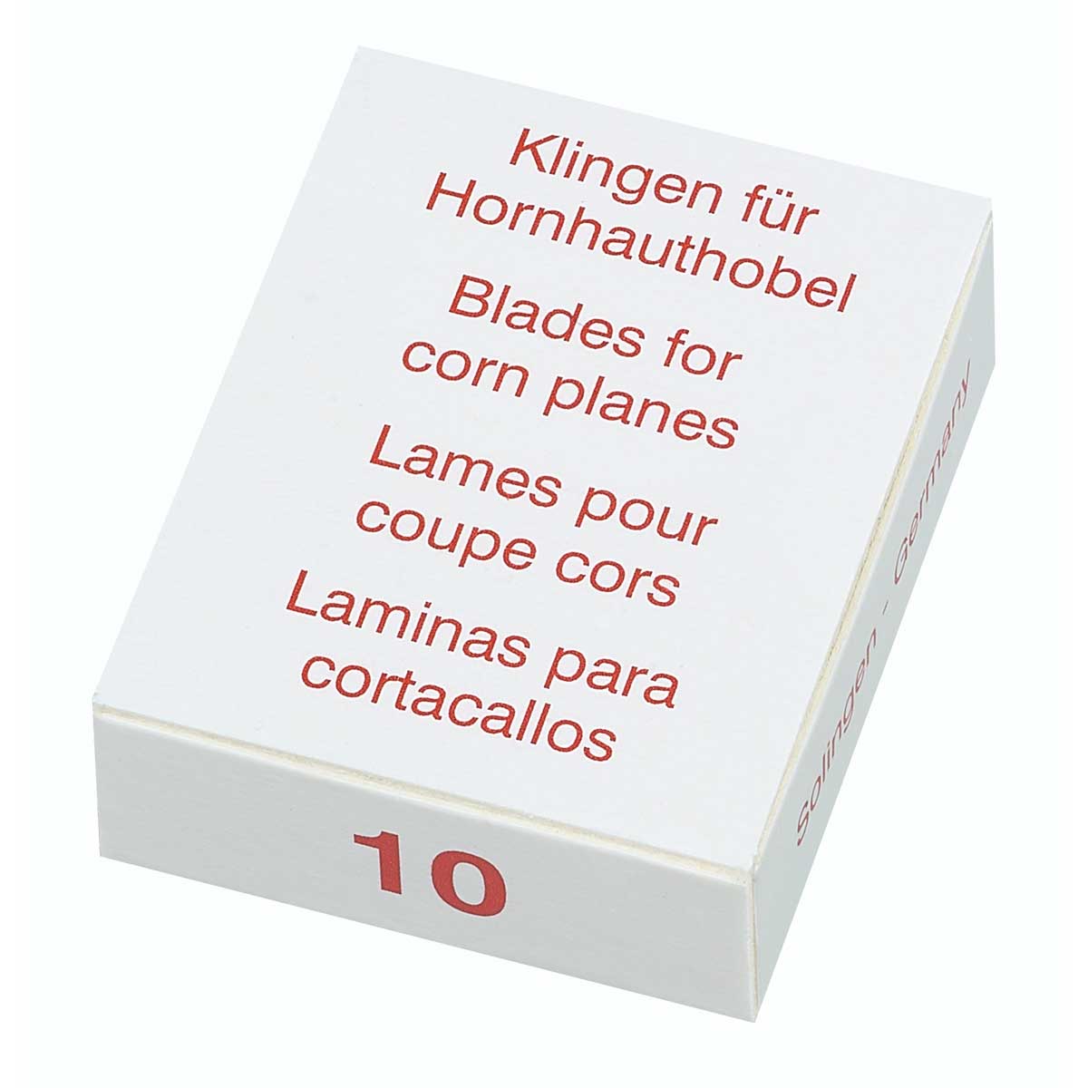 Sibel Hornhautrasiererklingen, 10 Stück