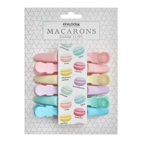Efalock Macarons Shark Clips Pastel 6st - KOOS • alles voor je haar