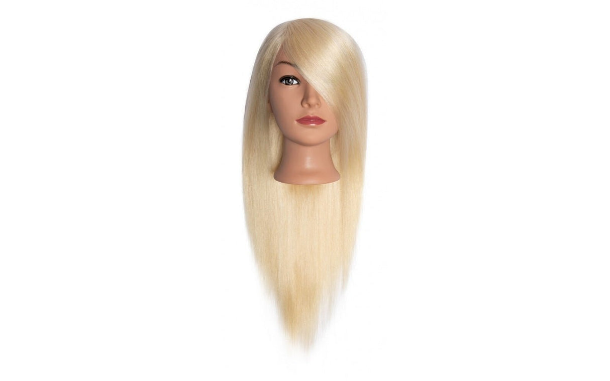 Efalock Oefenhoofd Ella Lichtblond 50cm - Koosvanderbeek.nl - Efalock - Oefenhoofden