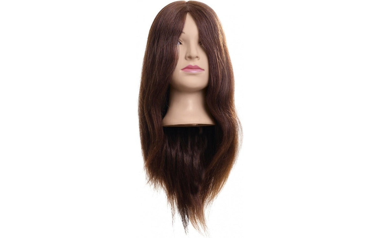 Efalock Oefenhoofd Lina Bruin 50cm - KOOS • alles voor je haar