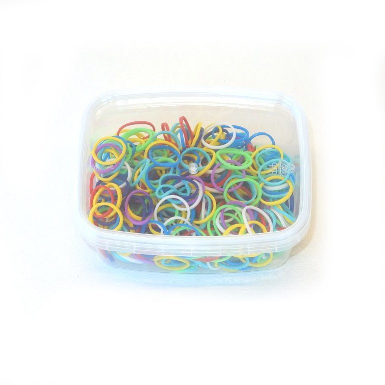 Elastiekjes Gekleurd Doos 500st - KOOS • alles voor je haar