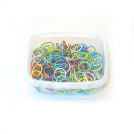 Elastiekjes Gekleurd Doos 500st - KOOS • alles voor je haar