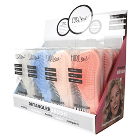 Eurostil Detangler Brush Display 12st - KOOS • alles voor je haar