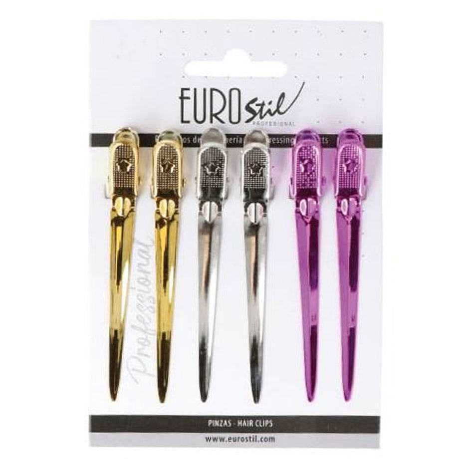 Colliers de serrage métalliques Eurostil, lot de 6