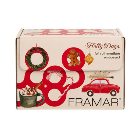 Framar Alufolie Holly Days Embossed 98m - KOOS • alles voor je haar