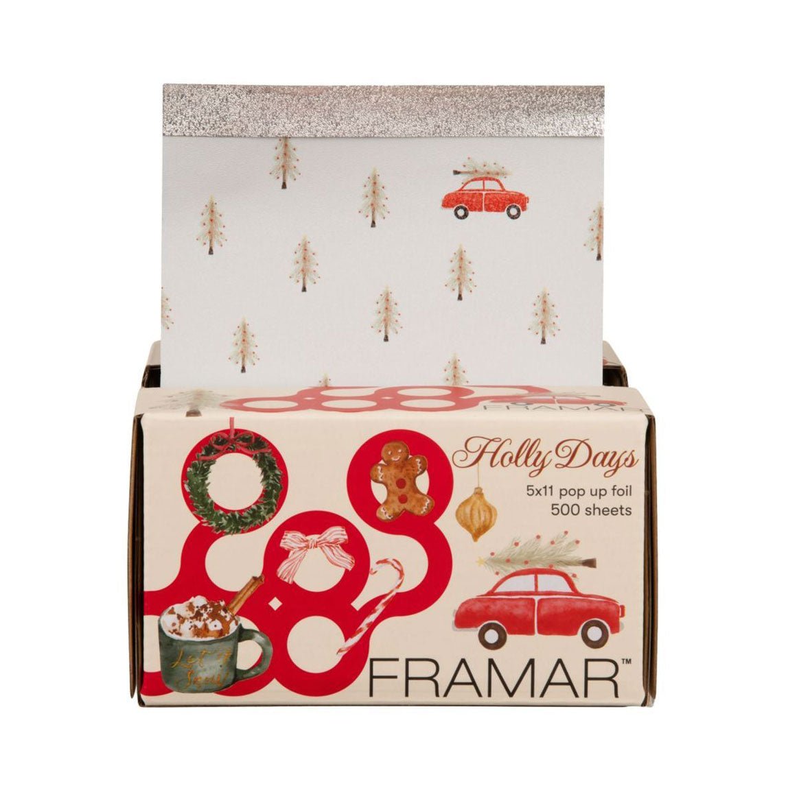 Framar Alufolie Holly Days Pop-Up 500st - KOOS • alles voor je haar
