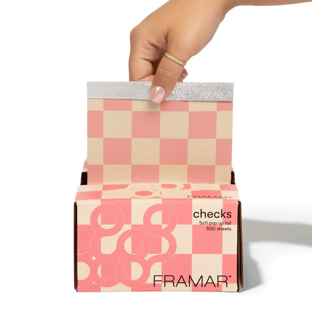 Framar Alufolie Checks Pop-Up 500st