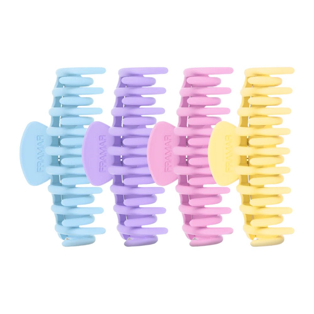 Framar Claw Clips Pastel 4st - KOOS • alles voor je haar