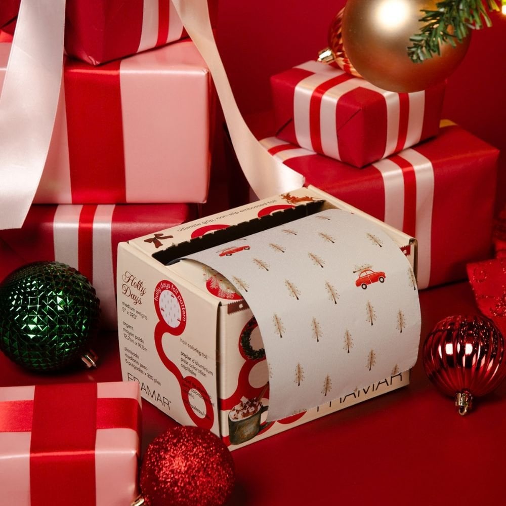 Framar Alufolie Holly Days Embossed 98m
