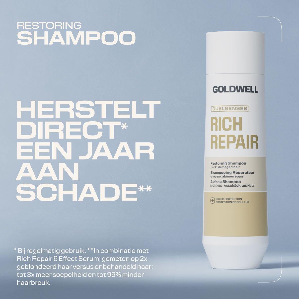 Goldwell Dualsenses Rich Repair Restoring Shampoo - KOOS • alles voor je haar