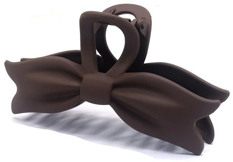 Haarklem bruin strik 11,5cm - KOOS • alles voor je haar
