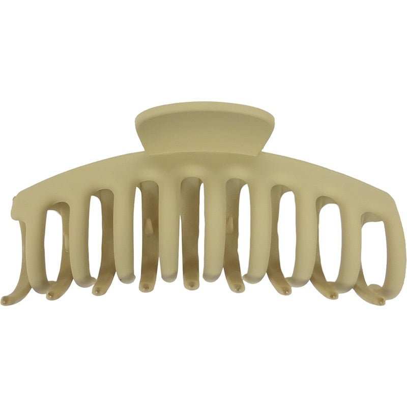 Haarspange mit runden Zähnen, matt, 11 cm