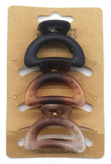 Haarklem set 3 stuks 4,5 cm rond - KOOS • alles voor je haar