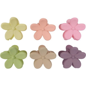 Haarklem set flower 2,5cm Pastel - KOOS • alles voor je haar