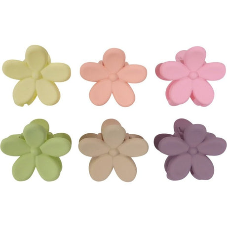 Haarklem set flower 2,5cm Pastel - KOOS • alles voor je haar