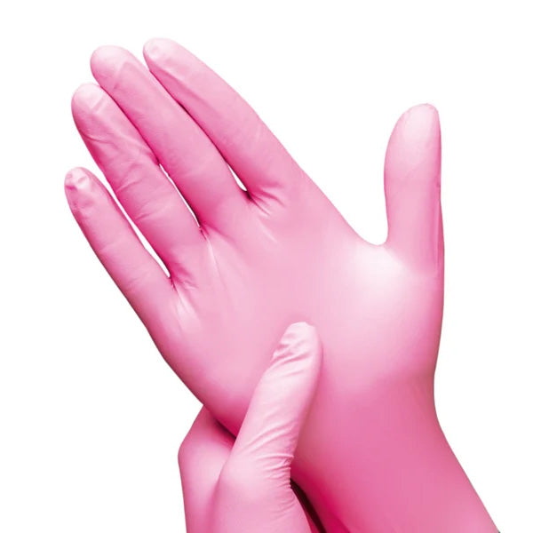 Handschoenen Pink Nitrile 100st