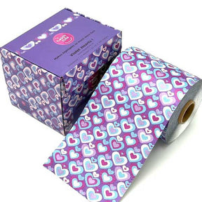 Happy Foils Violet Hearts Embossed Highlight Folie 100m - KOOS • alles voor je haar