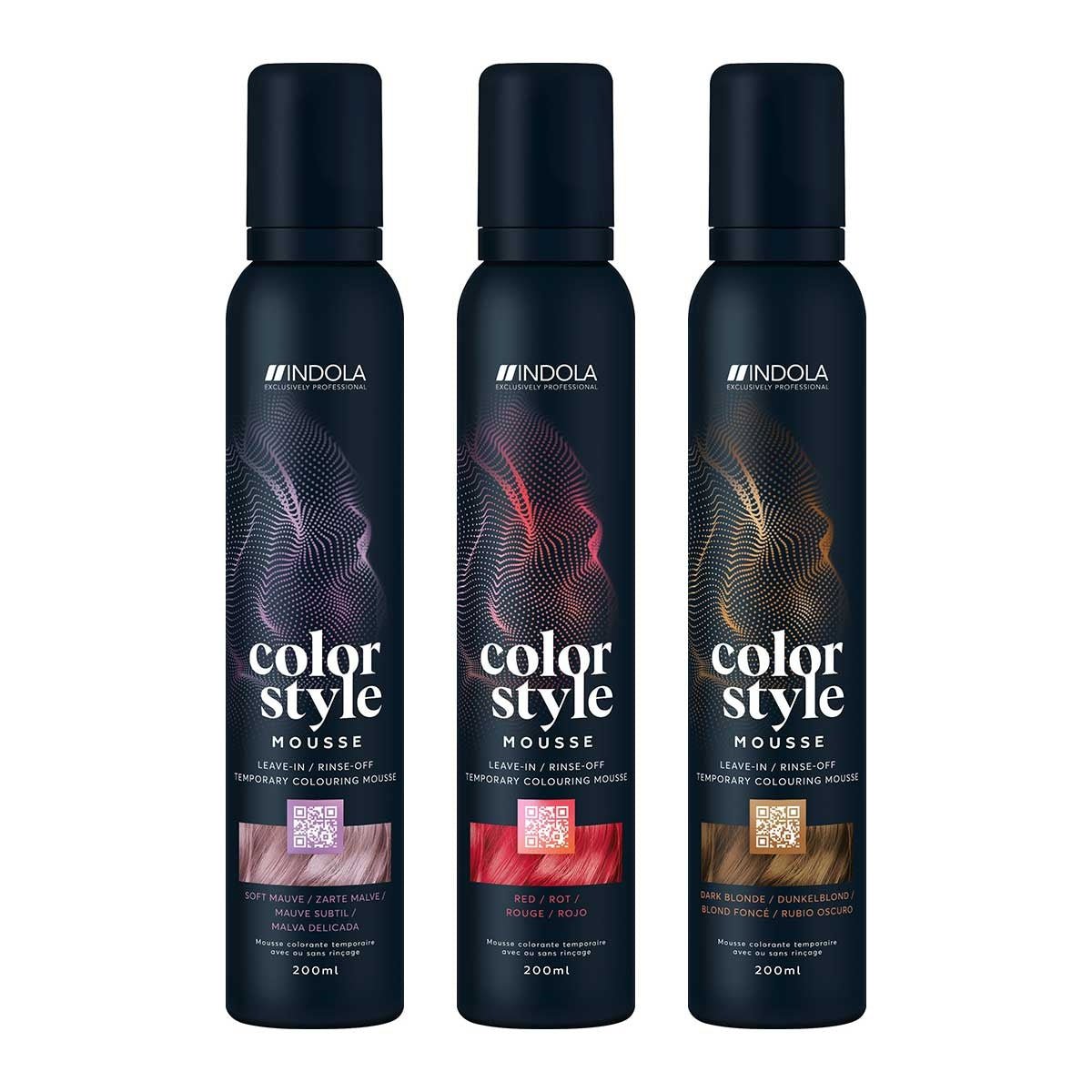 Indola Color Style Mousse 200ml - KOOS • alles voor je haar