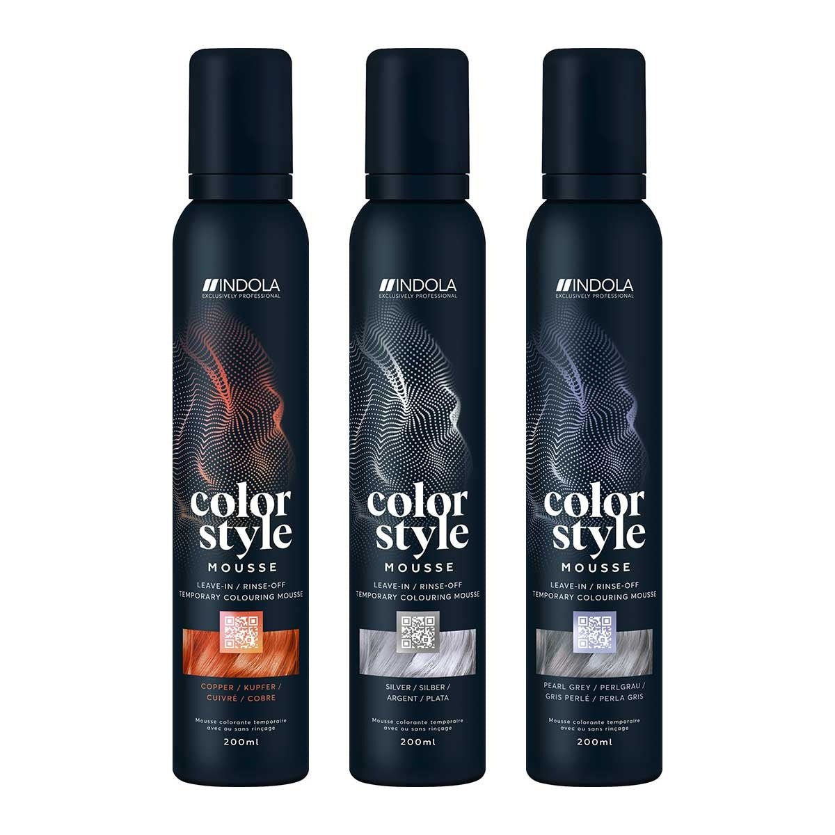 Indola Color Style Mousse 200ml - KOOS • alles voor je haar