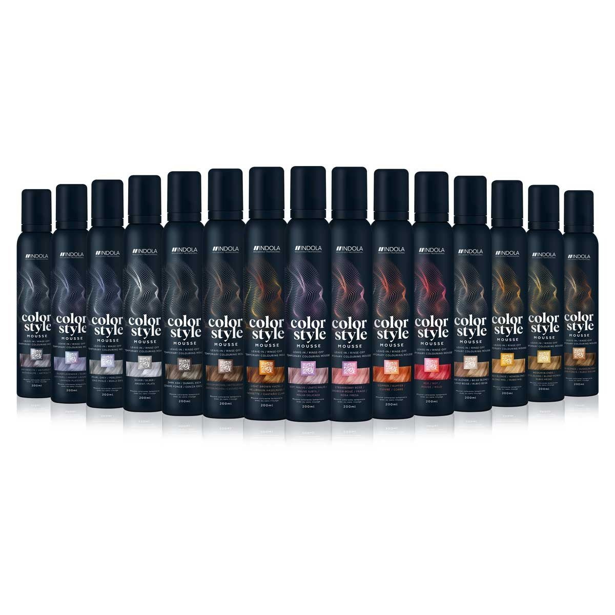 Indola Color Style Mousse 200ml - KOOS • alles voor je haar