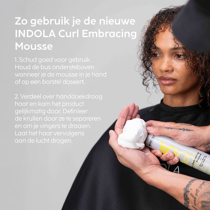 Indola Curl Embracing Mousse 200ml - KOOS • alles voor je haar