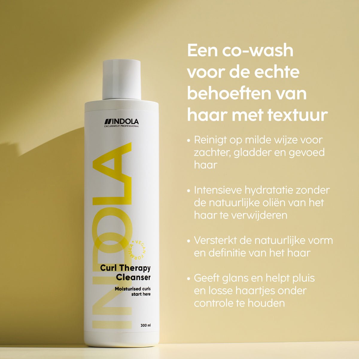 Indola Curl Therapy Cleanser 300ml - KOOS • alles voor je haar