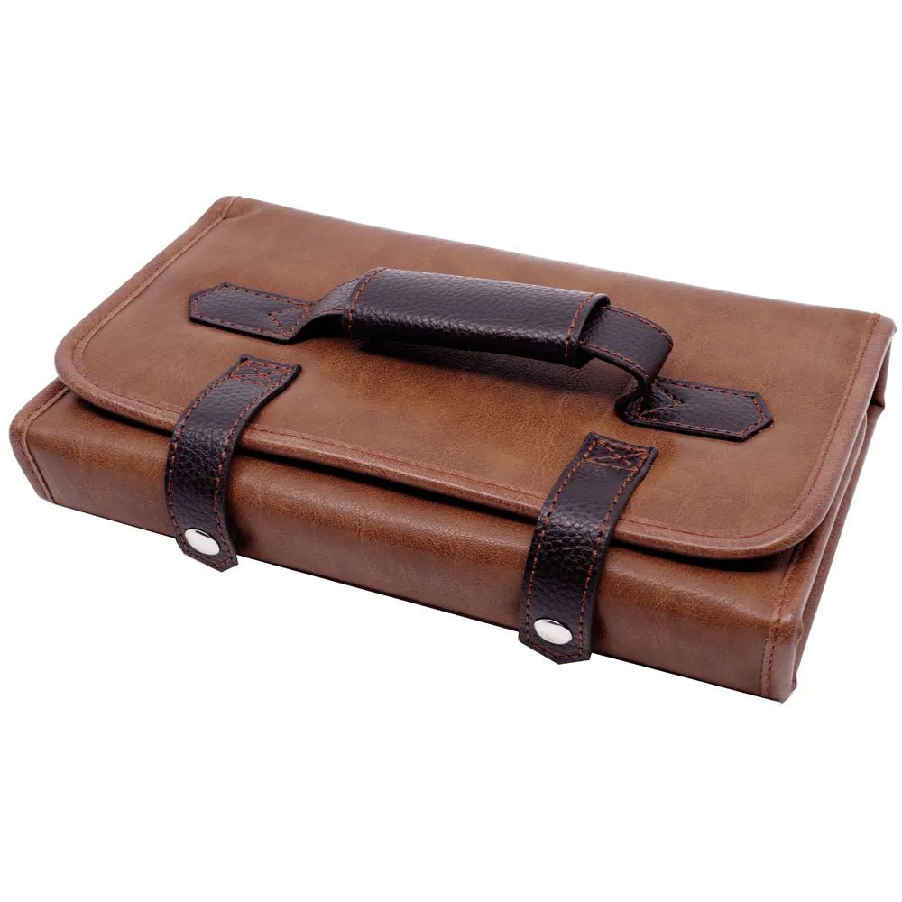 Joewell Multi-Pouch Scharenetui Bruin - KOOS • alles voor je haar