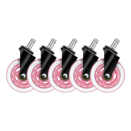 Kappersfiets Wielen Roze Set 5st - KOOS • alles voor je haar