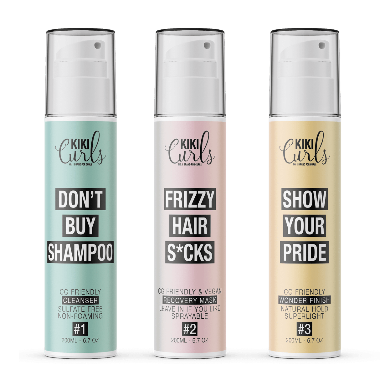 Kiki Curls Heaven in a Box 3x200ml - KOOS • alles voor je haar