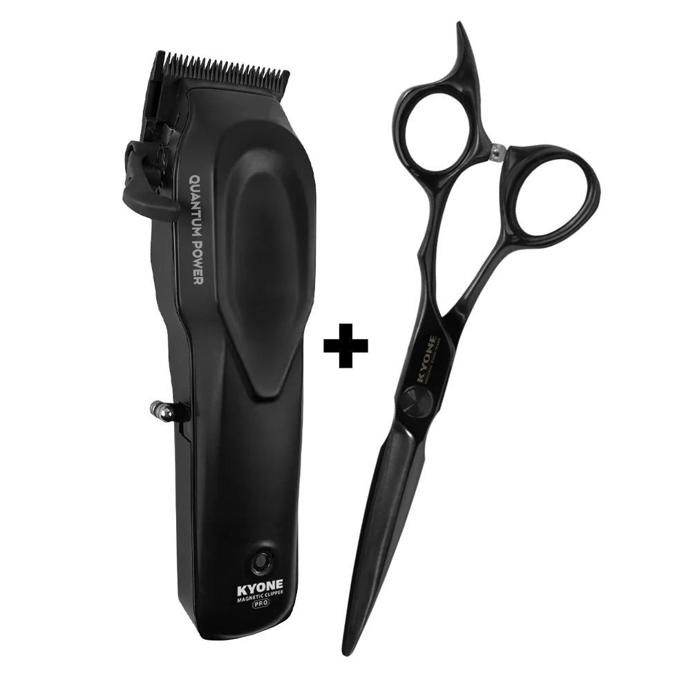 Kyone Quantum Pro Tondeuse + 810B-5.7 Black Schaar - KOOS • alles voor je haar