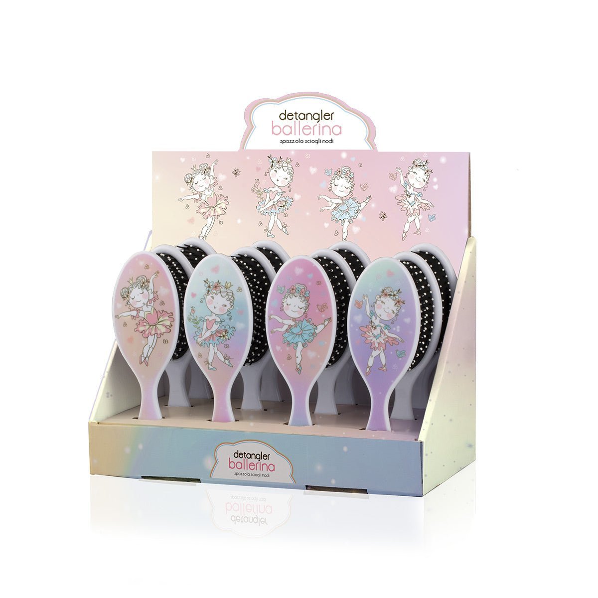 Labor Pro Kids Ontwarborstel Ballerina Display 12st - KOOS • alles voor je haar